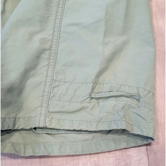 Columbia Womens Hiking Capri Pants Size PL Petite Light Green Outdoors Gorpcore - Picture 6 of 9